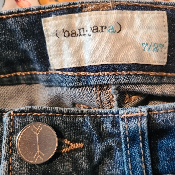 Ban-jara womens Flare Jeans Size 7/27 - Picture 3 of 6